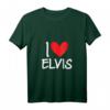 Personalisierte Elvis Herz T-Shirt mit Namen für Damen und Herren - Freundschaft, Familie & besondere Anlässe