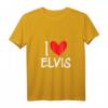 Personalisierte Elvis Herz T-Shirt mit Namen für Damen und Herren - Freundschaft, Familie & besondere Anlässe