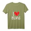 Personalisierte Elvis Herz T-Shirt mit Namen für Damen und Herren - Freundschaft, Familie & besondere Anlässe