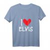 Personalisierte Elvis Herz T-Shirt mit Namen für Damen und Herren - Freundschaft, Familie & besondere Anlässe