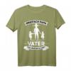 Vater von drei Töchtern T-Shirt mit Spruch - Perfektes Vatertagsgeschenk für Papa mit Familie