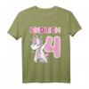 Kinder 4. Geburtstag Mädchen - ENDLICH 4 Einhorn Geschenk Vier Jahre T-Shirt für die Geburtstagsfeier