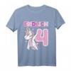 Kinder 4. Geburtstag Mädchen - ENDLICH 4 Einhorn Geschenk Vier Jahre T-Shirt für die Geburtstagsfeier
