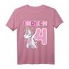 Kinder 4. Geburtstag Mädchen - ENDLICH 4 Einhorn Geschenk Vier Jahre T-Shirt für die Geburtstagsfeier