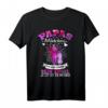 Papas Mädchen Ich War Einmal Sein Engel Jetzt Ist Er Meiner T-Shirt – Persönliches Vatertagsgeschenk für den besten Papa und Lieblings Tochter