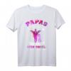 Papas Mädchen Ich War Einmal Sein Engel Jetzt Ist Er Meiner T-Shirt – Persönliches Vatertagsgeschenk für den besten Papa und Lieblings Tochter