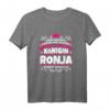 Lustiges Königin T-Shirt mit Namen Ronja – Personalisiertes Geschenk für Frauen, Mutter, Schwester, Tochter, Oma & mehr, perfekt für Geburtstag, Weihnachten & Festivals