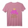 Look Pretty Play Dirty Humor Hindernislauf Team Mud Run T-Shirt – Lustiges Motiv für Teams bei Matschläufen & Hindernisläufen