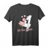 Kinder 4. Geburtstag Mädchen Flamingo T-Shirt - Lustiges Geburtstagsoutfit für die Feier, Kindergarten und Schule