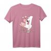 Kinder 4. Geburtstag Mädchen Flamingo T-Shirt - Lustiges Geburtstagsoutfit für die Feier, Kindergarten und Schule