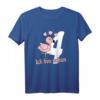 Kinder 4. Geburtstag Mädchen Flamingo T-Shirt - Lustiges Geburtstagsoutfit für die Feier, Kindergarten und Schule