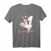 Kinder 4. Geburtstag Mädchen Flamingo T-Shirt - Lustiges Geburtstagsoutfit für die Feier, Kindergarten und Schule