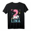 Kinder Mädchen Einhorn T-Shirt zum 2. Geburtstag - Liebevoller Geburtstagsgruß für kleine Prinzessinnen und Einhorn-Fans