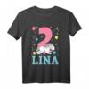 Kinder Mädchen Einhorn T-Shirt zum 2. Geburtstag - Liebevoller Geburtstagsgruß für kleine Prinzessinnen und Einhorn-Fans