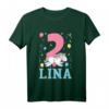 Kinder Mädchen Einhorn T-Shirt zum 2. Geburtstag - Liebevoller Geburtstagsgruß für kleine Prinzessinnen und Einhorn-Fans