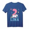 Kinder Mädchen Einhorn T-Shirt zum 2. Geburtstag - Liebevoller Geburtstagsgruß für kleine Prinzessinnen und Einhorn-Fans