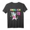 Endlich 11. Geburtstag Geschenk Unicorn T-Shirt – Lustiges Geschenkidee für Mädchen zum 11. Geburtstag, perfekte Dekoration für die Feier