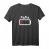 Partnershirt Vater Sohn Batterie Leerer Akku - Lustiges Vatertagsgeschenk für Vati, Tochter, Sohn & Partnerlook für Männer