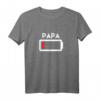 Partnershirt Vater Sohn Batterie Leerer Akku - Lustiges Vatertagsgeschenk für Vati, Tochter, Sohn & Partnerlook für Männer
