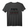 Lustiges Papa Tochter T-Shirt mit Spruch – Finanzielle Belastung, originelles Geschenk für Papa und Tochter