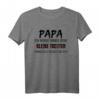 Lustiges Papa Tochter T-Shirt mit Spruch – Finanzielle Belastung, originelles Geschenk für Papa und Tochter