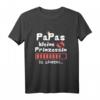 Schwangerschaft kleines Tochter Papas kleine Prinzessin T-Shirt – Süßes Geschenk für kleine Prinzessinnen und werdende Eltern