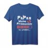 Schwangerschaft kleines Tochter Papas kleine Prinzessin T-Shirt – Süßes Geschenk für kleine Prinzessinnen und werdende Eltern