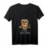 Damen Eulen T-Shirt mit V-Ausschnitt - Lustiges 'Ich Mag Halt Eulen, Okay?' Design für Mutter und Tochter, Partnerlook & Tierliebhaberinnen