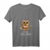 Damen Eulen T-Shirt mit V-Ausschnitt - Lustiges 'Ich Mag Halt Eulen, Okay?' Design für Mutter und Tochter, Partnerlook & Tierliebhaberinnen