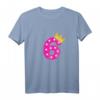 Kinder T-Shirt zum 6. Geburtstag für Mädchen - Pinke Krone mit Zahl 6, Prinzessinnen-Design, ideales Geschenk für Tochter, Schwester, Nichte