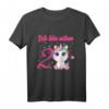 Kinder Ich bin schon zwei 2. Geburtstag Einhorn Mädchen T-Shirt – Süßes Geburtstagsoutfit für kleine Prinzessinnen zum 2. Jahrestag