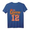 The Queen is 12 Year Old Shirt – Personalisiertes Geburtstagsgeschenk für Tochter, Nichte & Teenager zum 12. Geburtstag