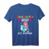 Kinder Kindergarten 2021 Ich Komme! Delfin Meerjungfrau T-Shirt – Lustiges Geschenk zum ersten Kindergartentag & Geburtstag für Jungen & Mädchen