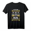 Erheben Sie sich seine Majestät der Papa betritt den Raum T-Shirt – Lustiges Weihnachtsgeschenk für Papa mit klassischem Schnitt