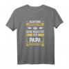 Erheben Sie sich seine Majestät der Papa betritt den Raum T-Shirt – Lustiges Weihnachtsgeschenk für Papa mit klassischem Schnitt