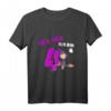 Kinder HEX-HEX Ich bin 4 - Mädchen Geburtstagsshirt mit Hexenmotiv, Besen & Sternen – Perfektes Geschenk für den vierten Geburtstag & Kinderparty