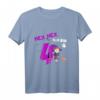 Kinder HEX-HEX Ich bin 4 - Mädchen Geburtstagsshirt mit Hexenmotiv, Besen & Sternen – Perfektes Geschenk für den vierten Geburtstag & Kinderparty