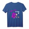 Kinder HEX-HEX Ich bin 4 - Mädchen Geburtstagsshirt mit Hexenmotiv, Besen & Sternen – Perfektes Geschenk für den vierten Geburtstag & Kinderparty
