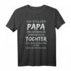 Stolzer Papa T-Shirt für Tochter – Lustiges Geschenkidee für Geburtstag und Vater-Tochter-Anlässe