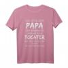 Stolzer Papa T-Shirt für Tochter – Lustiges Geschenkidee für Geburtstag und Vater-Tochter-Anlässe