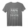 Stolzer Papa T-Shirt für Tochter – Lustiges Geschenkidee für Geburtstag und Vater-Tochter-Anlässe