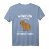 Mein Menschen Kostüm: Bin ich ein Wasserschwein? Halloween T-Shirt – Lustiges Tiermotiv, Geschenk für Familie & Tierliebhaber