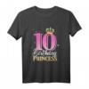Kinder 10. Geburtstag Mädchen 2010 - Prinzessin T-Shirt als Geschenk & Partydeko für die kleine Prinzessin