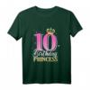 Kinder 10. Geburtstag Mädchen 2010 - Prinzessin T-Shirt als Geschenk & Partydeko für die kleine Prinzessin
