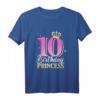 Kinder 10. Geburtstag Mädchen 2010 - Prinzessin T-Shirt als Geschenk & Partydeko für die kleine Prinzessin