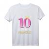 Kinder 10. Geburtstag Mädchen 2010 - Prinzessin T-Shirt als Geschenk & Partydeko für die kleine Prinzessin