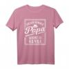 Papa T-Shirt mit Namen Hanna – Personalisiertes Geschenk zum Geburtstag, Vatertag & Weihnachten für Väter, Männer & Freunde