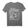 Offiziell Teenager 13 Jahre Geburtstag T-Shirt für Jungen & Mädchen – Perfektes Geschenk für die 13. Geburtstagsparty