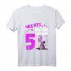Kinder Hex Hex Ich bin schon 5 - Prinzessin Hexe Mädchen T-Shirt für den Kindergeburtstag