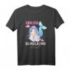 Kinder Schulkind 2021 Mädchen Meerjungfrau T-Shirt - Lustiges Outfit zum Schulstart & Einschulungsgeschenk für Jungen und Mädchen